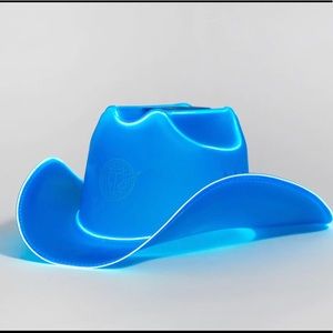Neon Cowboys BLUE light up cowboy hat